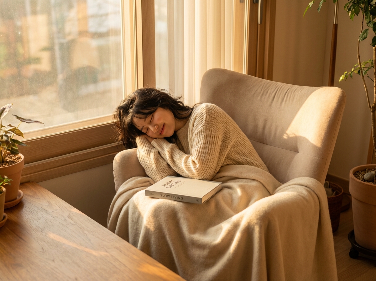 복잡한 생각을 걷어낸 평온한 휴식