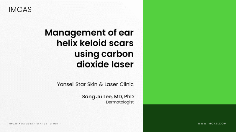 Title slide of the IMCAS ASIA 2022 lecture
